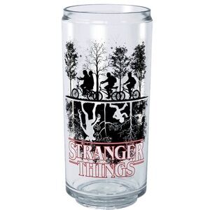 Stranger Things Silhouette Glass Titan Can Shaped Cup 16oz